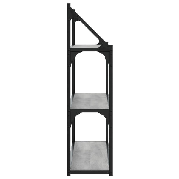vidaXL Étagère murale 3 compartiments gris Sonoma 80x21x78,5 cm Bois d'ingénierie