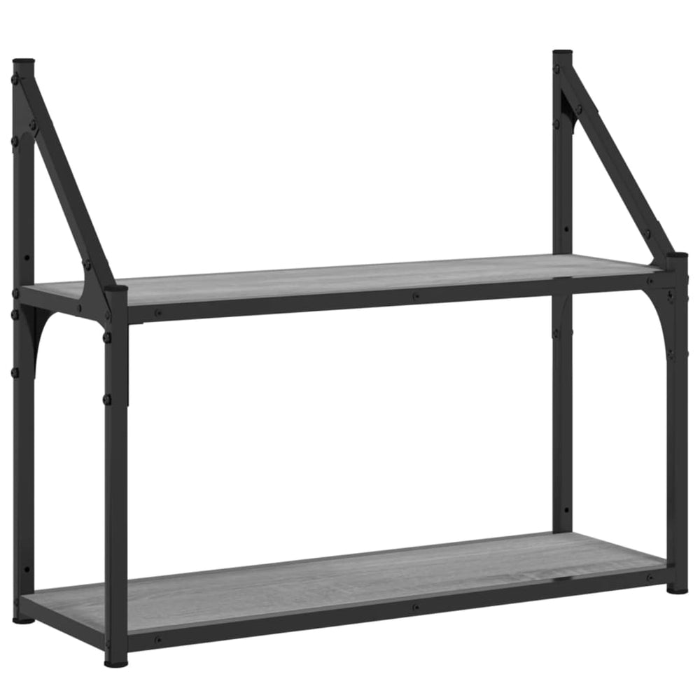 Wandregal Grau Sonoma 60x21x51 cm