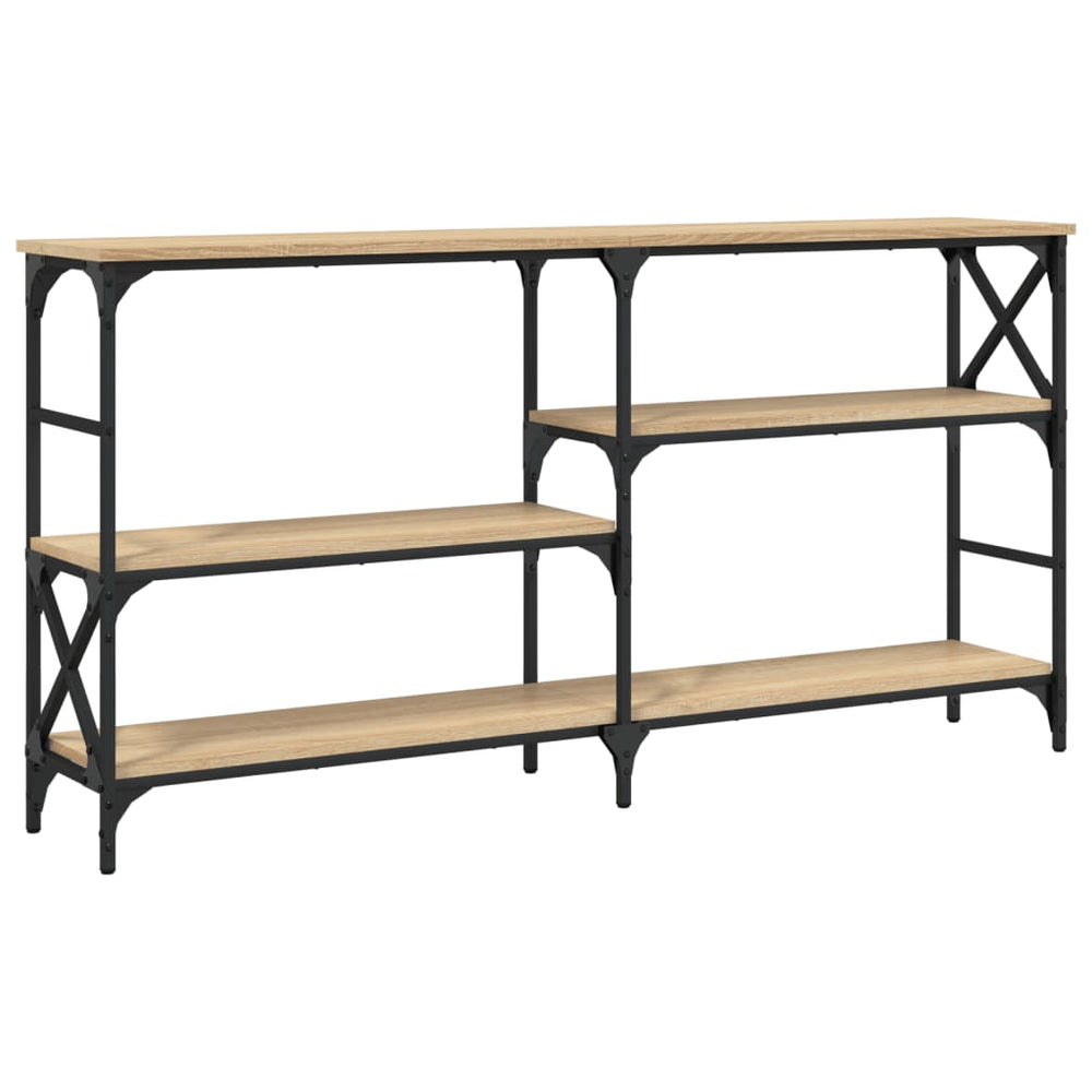 vidaXL Console Chêne Sonoma 150x29x76,5 cm Bois d'ingénierie