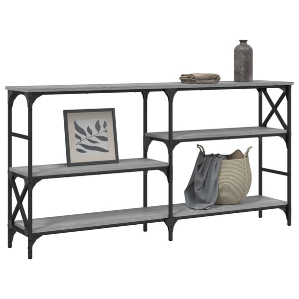 Grauer Konsolentisch Sonoma, 150 cm