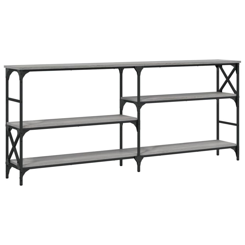 vidaXL Console Table Grey Sonoma 180x29x76.5 cm Engineered Wood