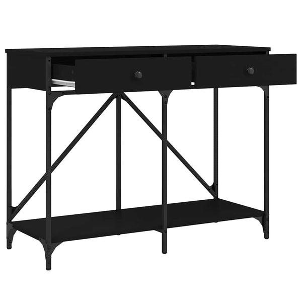 Schwarzer Konsolentisch 100 cm