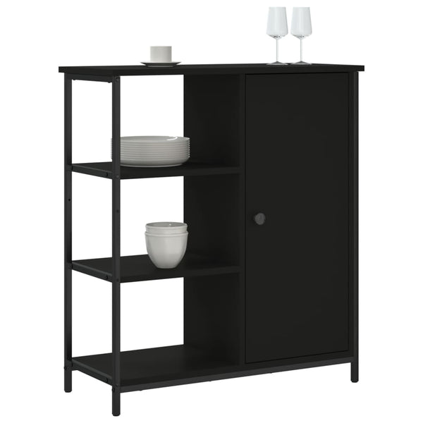 Schwarzes Sideboard 70x80 cm