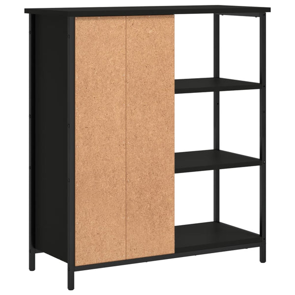Schwarzes Sideboard 70x80 cm