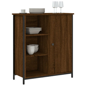 Sideboard Braun Eichen-Optik 70x30x80 cm