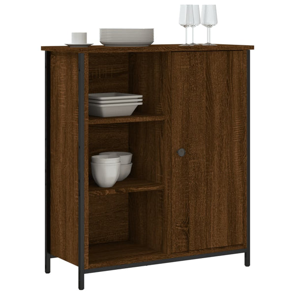 Sideboard Braun Eichen-Optik 70x30x80 cm