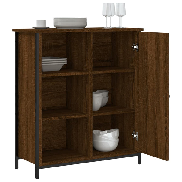 Sideboard Braun Eichen-Optik 70x30x80 cm