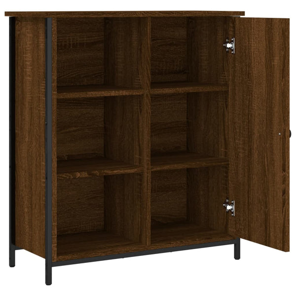 Sideboard Braun Eichen-Optik 70x30x80 cm