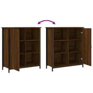 Sideboard Braun Eichen-Optik 70x30x80 cm