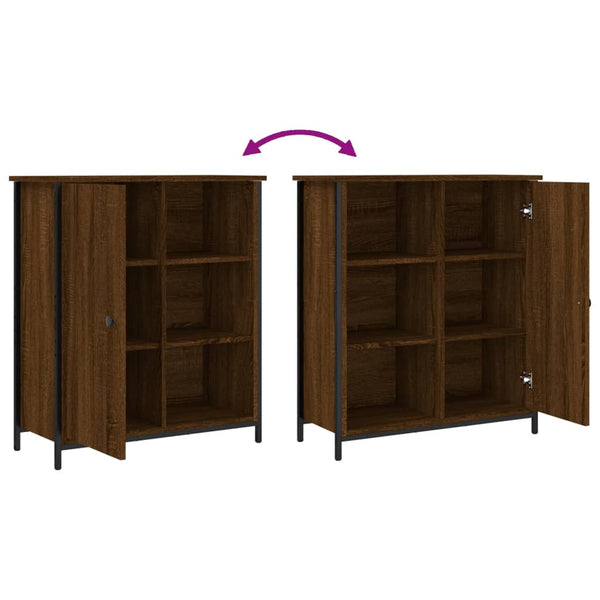 Sideboard Braun Eichen-Optik 70x30x80 cm