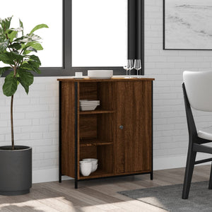Sideboard Braun Eichen-Optik 70x30x80 cm