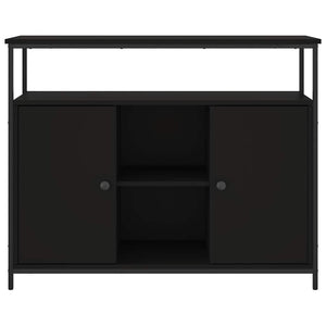 Schwarzes Sideboard 100x35x80 cm