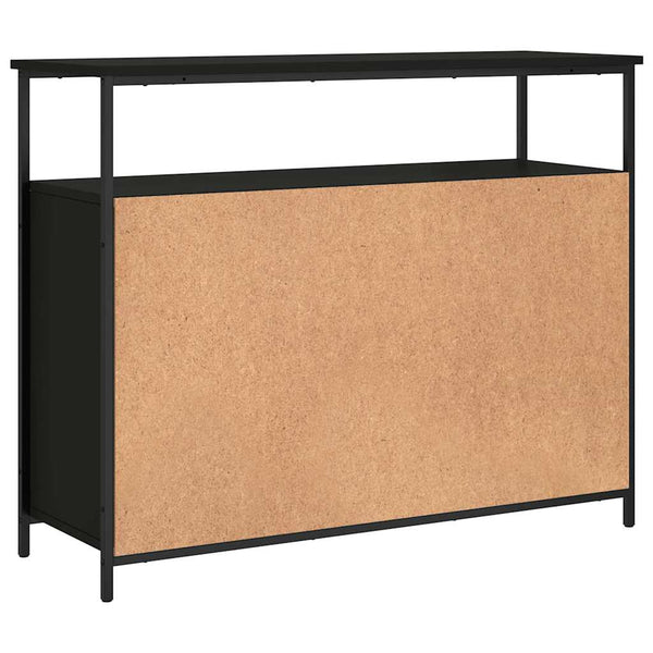 Schwarzes Sideboard 100x35x80 cm