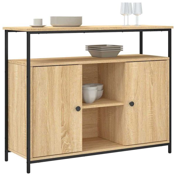 Sideboard Sonoma Eiche 100x35x80 cm