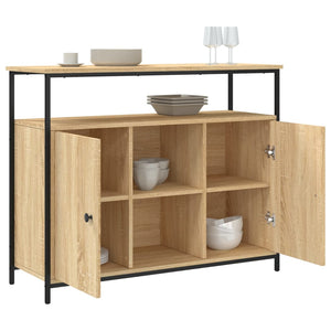 Sideboard Sonoma Eiche 100x35x80 cm