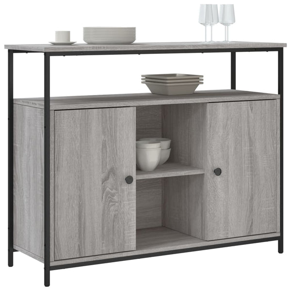 Sideboard Grau Sonoma 100x35x80 cm