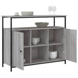Sideboard Grau Sonoma 100x35x80 cm