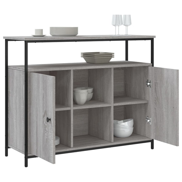 Sideboard Grau Sonoma 100x35x80 cm