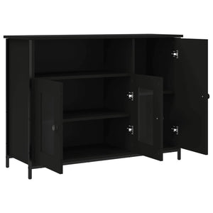 Schwarzes Sideboard 100 cm Holz