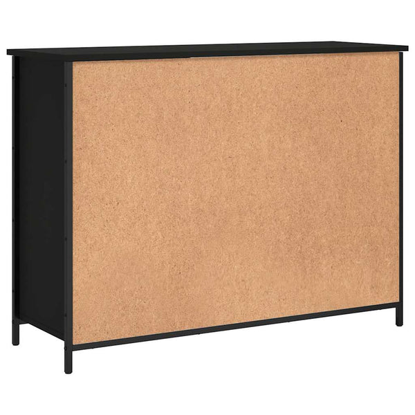 Schwarzes Sideboard 100 cm Holz