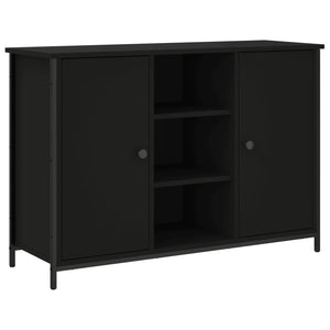 Schwarzes Sideboard 100x35x70 cm