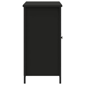 Schwarzes Sideboard 100x35x70 cm