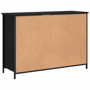 Schwarzes Sideboard 100x35x70 cm