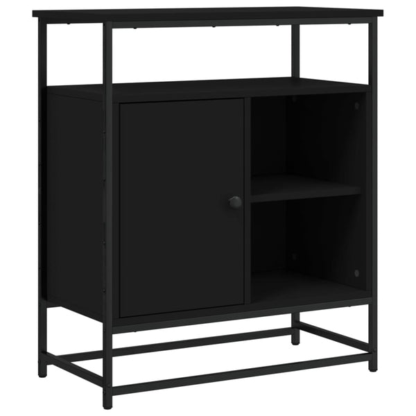 Schwarzes Sideboard 69x35x80 cm