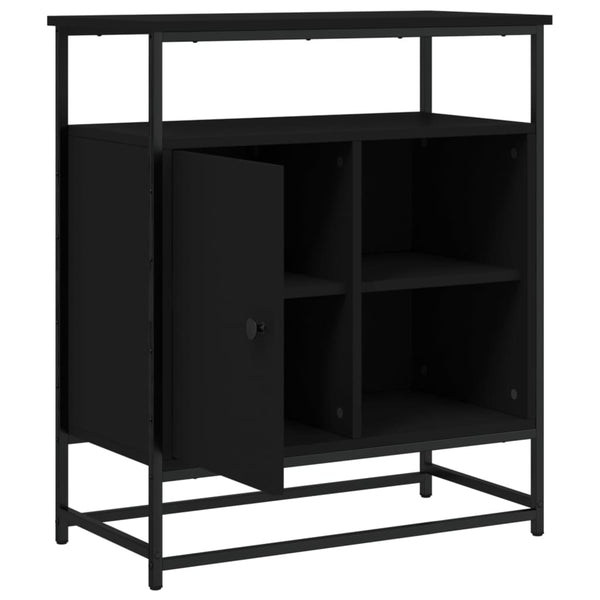 Schwarzes Sideboard 69x35x80 cm