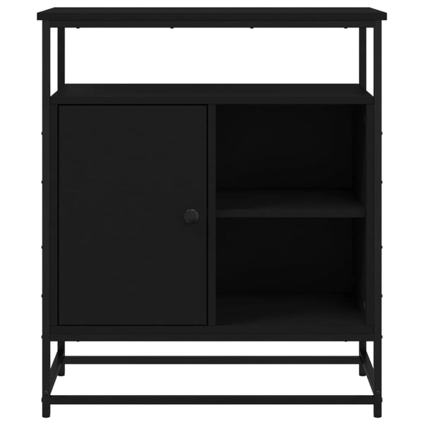Schwarzes Sideboard 69x35x80 cm
