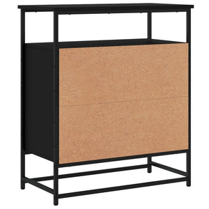 Schwarzes Sideboard 69x35x80 cm