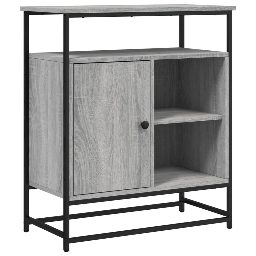 vidaXL Sideboard Grey Sonoma 69x35x80 cm Engineered Wood