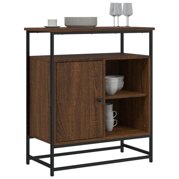Sideboard Braun Eichen-Optik 69 cm