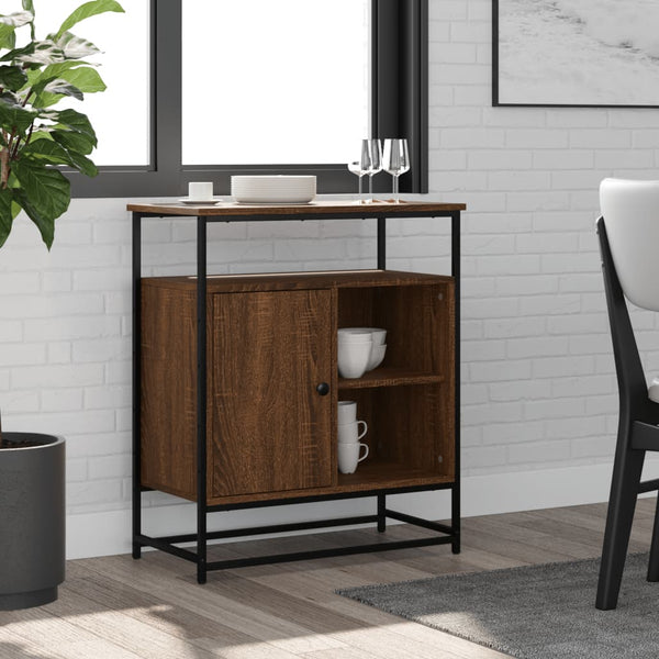 Sideboard Braun Eichen-Optik 69 cm