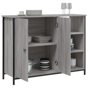 Sideboard Grau Sonoma 100 cm