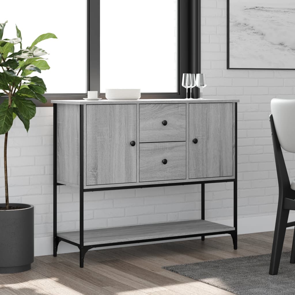 Sideboard Grau Sonoma 100 cm