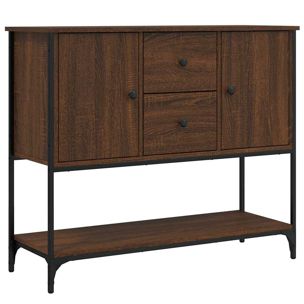 Sideboard Braun Eichen-Optik 100 cm