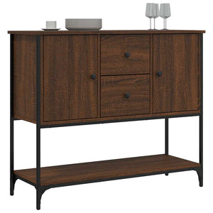 Sideboard Braun Eichen-Optik 100 cm