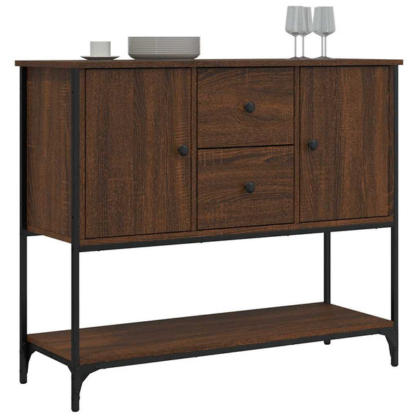 Sideboard Braun Eichen-Optik 100 cm