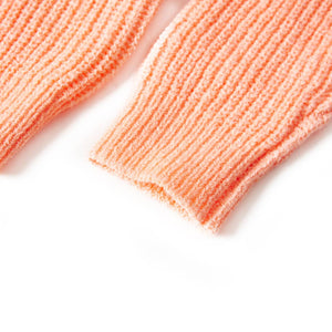 Pull Enfant Tricoté Orange Clair 140