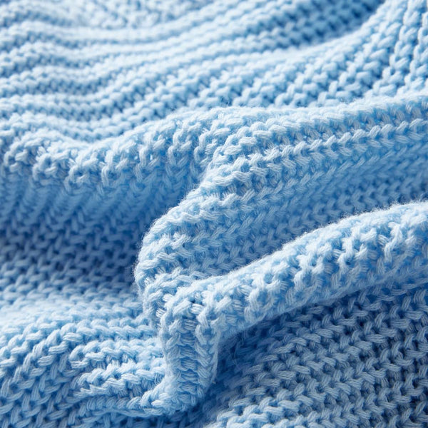 Kinder-Strickjacke Blau 92