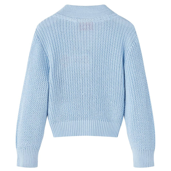 Kinder-Strickjacke Blau 116