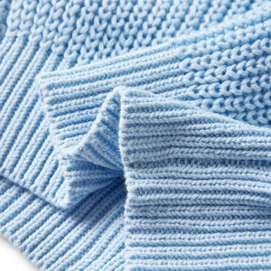 Kinder-Strickjacke Blau 116