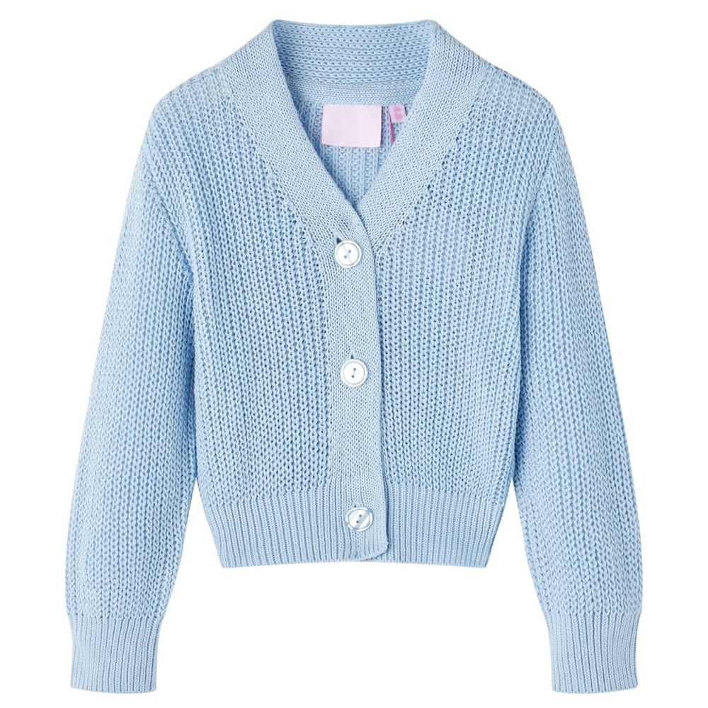 Gilet en tricot bleu pour enfant 128