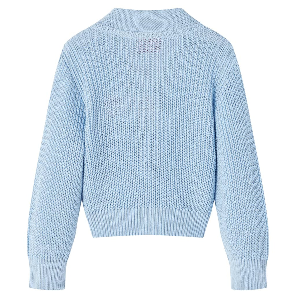Gilet en tricot bleu pour enfant 128