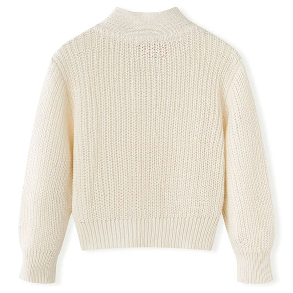 Kinder-Strickjacke Schneeweiß 92