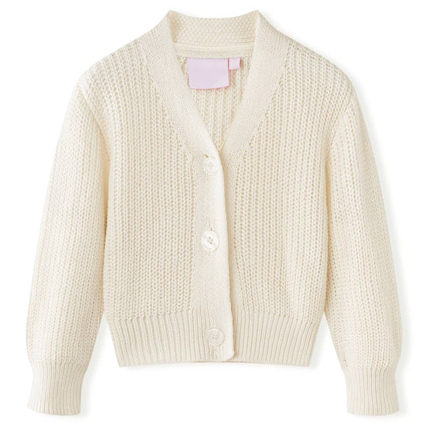Kinder-Strickjacke Schneeweiß 116