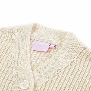 Kinder-Strickjacke Schneeweiß 116