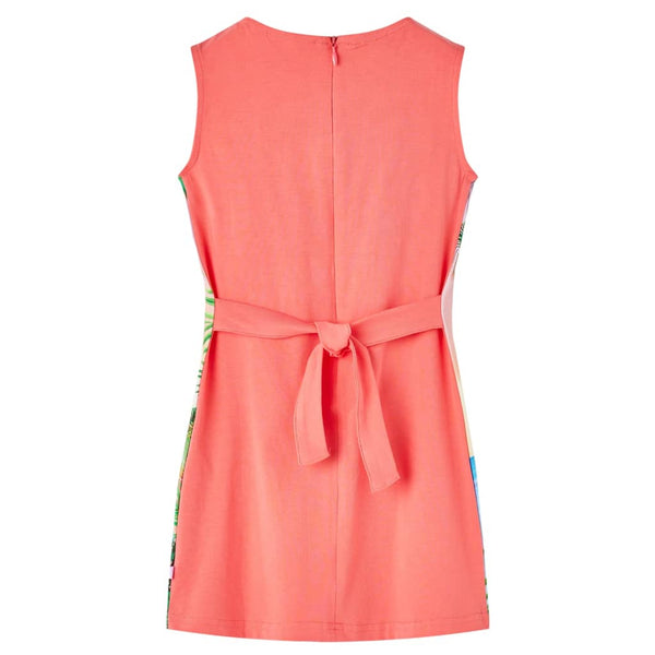 Kinderkleid Korallenrosa 92