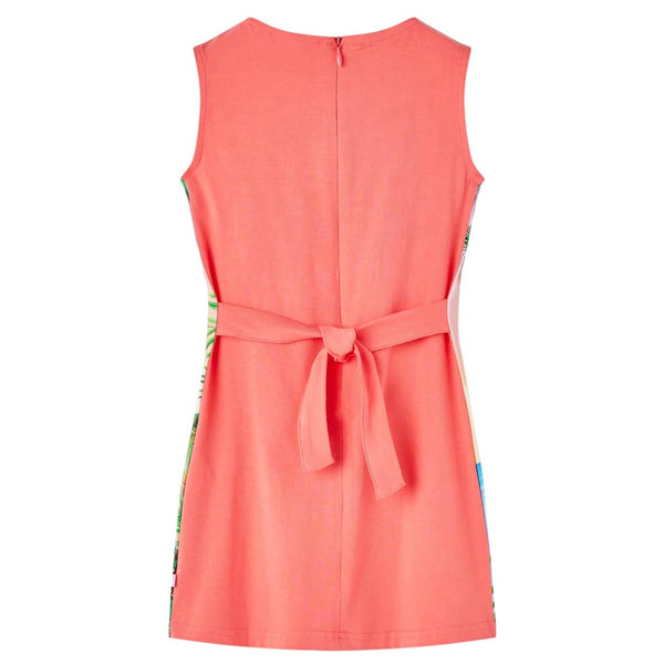 Kinderkleid Korallenrosa 104